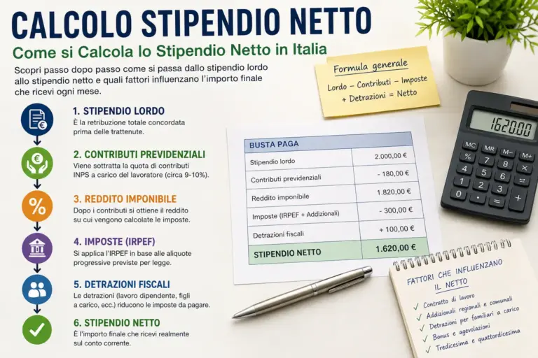 Calcola lo Stipendio Netto